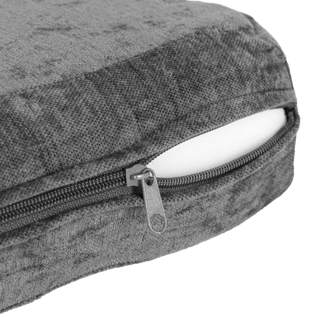 Liels saliekams modulārs divvietīgs bērnu dīvāns DIY, 10 mīksti spilveni, šenila, pelēks | EcoToys