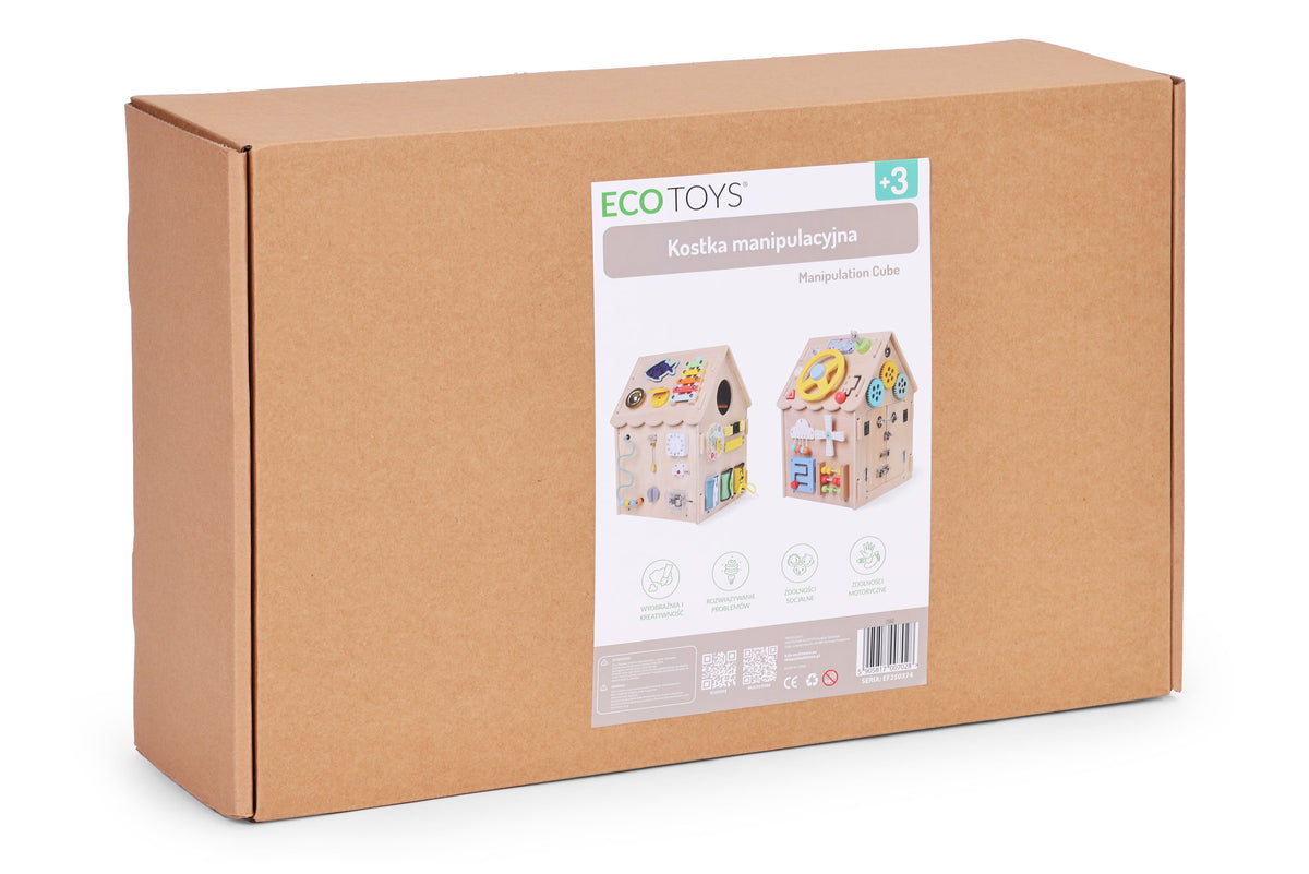 Koka sensorā mājiņa bērniem XXL, 30 gab. | EcoToys