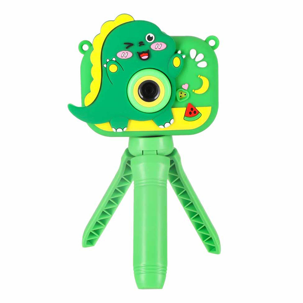 Bērnu digitālā kamera uz statīva dinozaurs zaļš | EcoToys