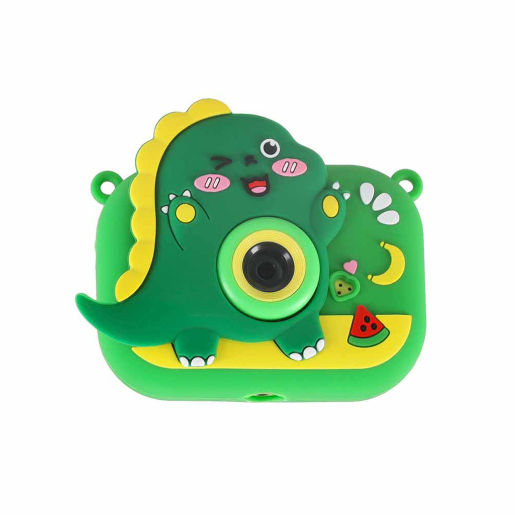 Bērnu digitālā kamera uz statīva dinozaurs zaļš | EcoToys