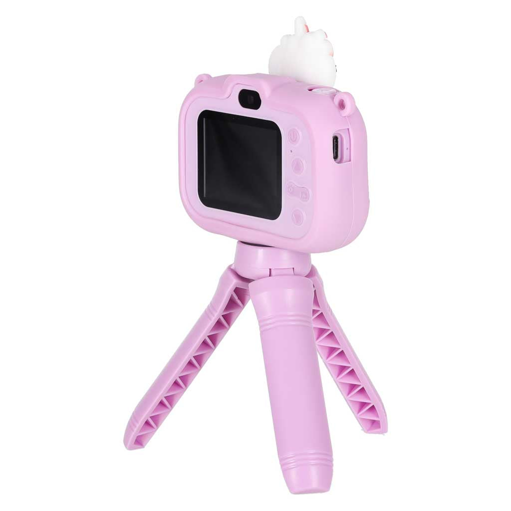 Bērnu digitālā kamera ar statīvu “Vienradzis”, violeta | EcoToys