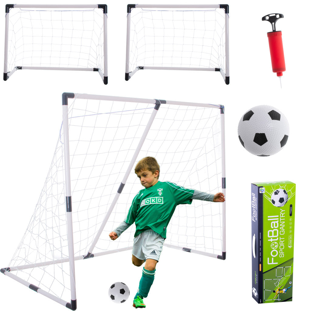 Bērnu futbola vārti 2in1 143x110x70cm | EcoToys