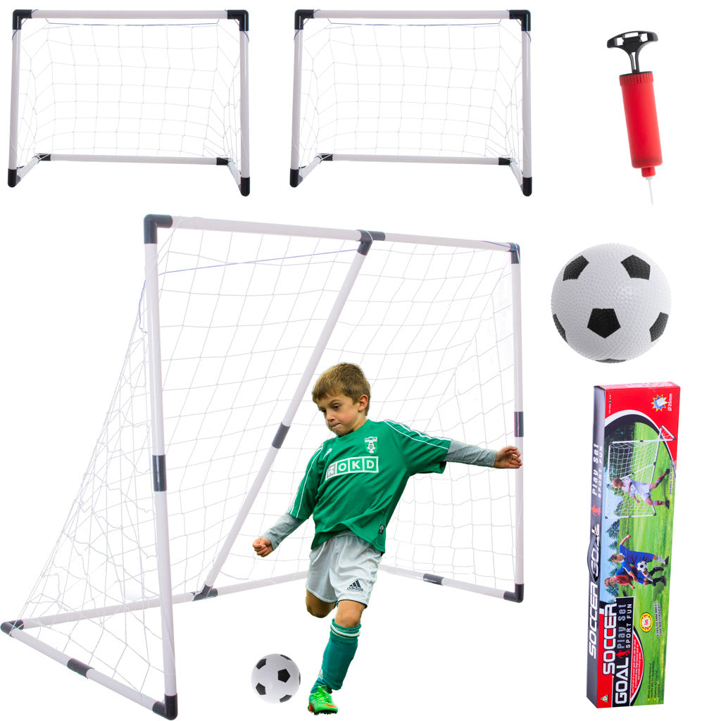 Futbola vārti bērniem 2in1 185x120x70cm | EcoToys