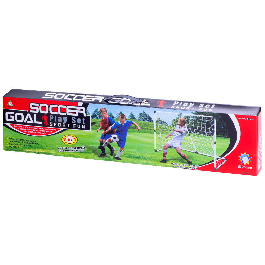 Futbola vārti bērniem 2in1 185x120x70cm | EcoToys