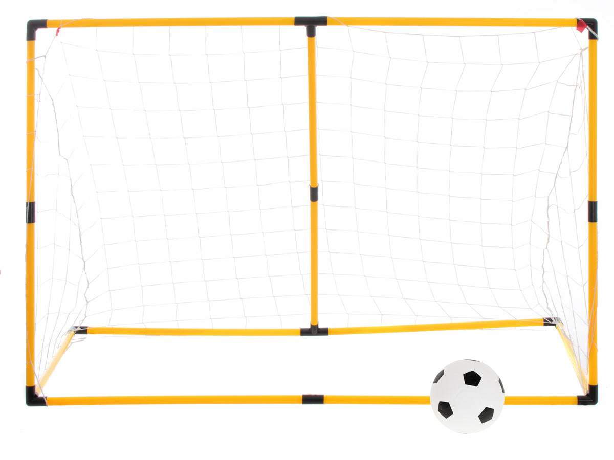 Futbola vārti ar mērķa sienu un bumbu | EcoToys