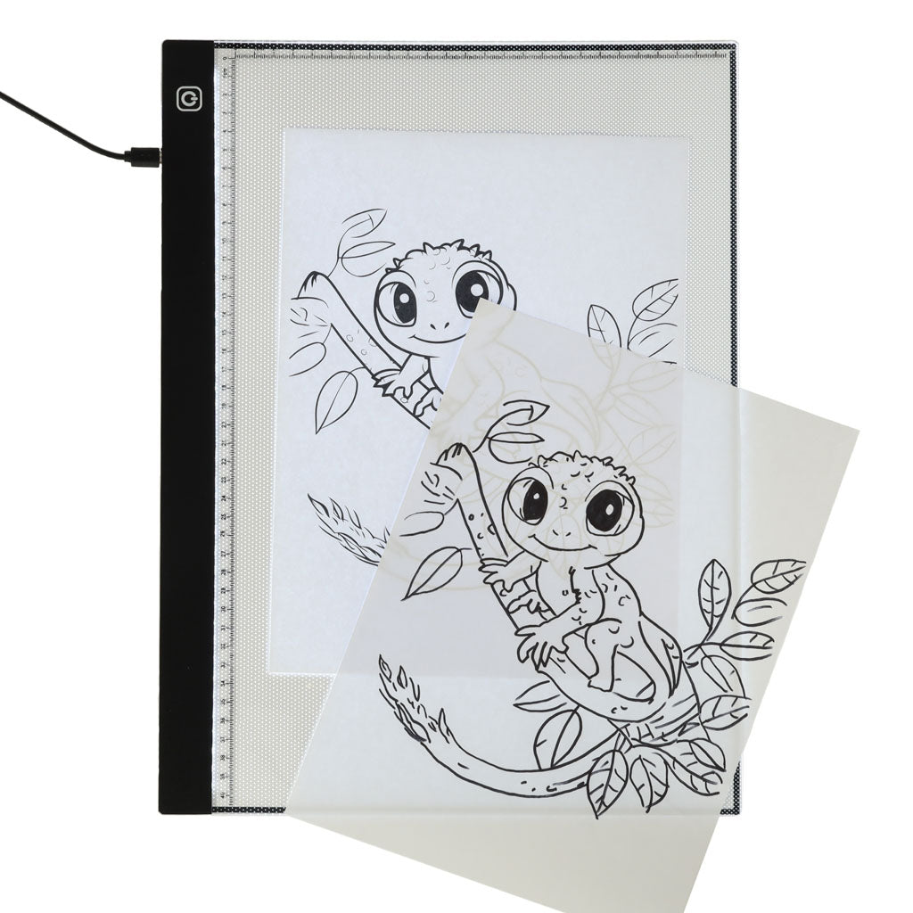 A3 zīmēšanas tāfele ar LED apgaismojumu | EcoToys