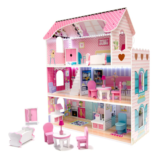 Leļļu māja LED NIGHT | EcoToys