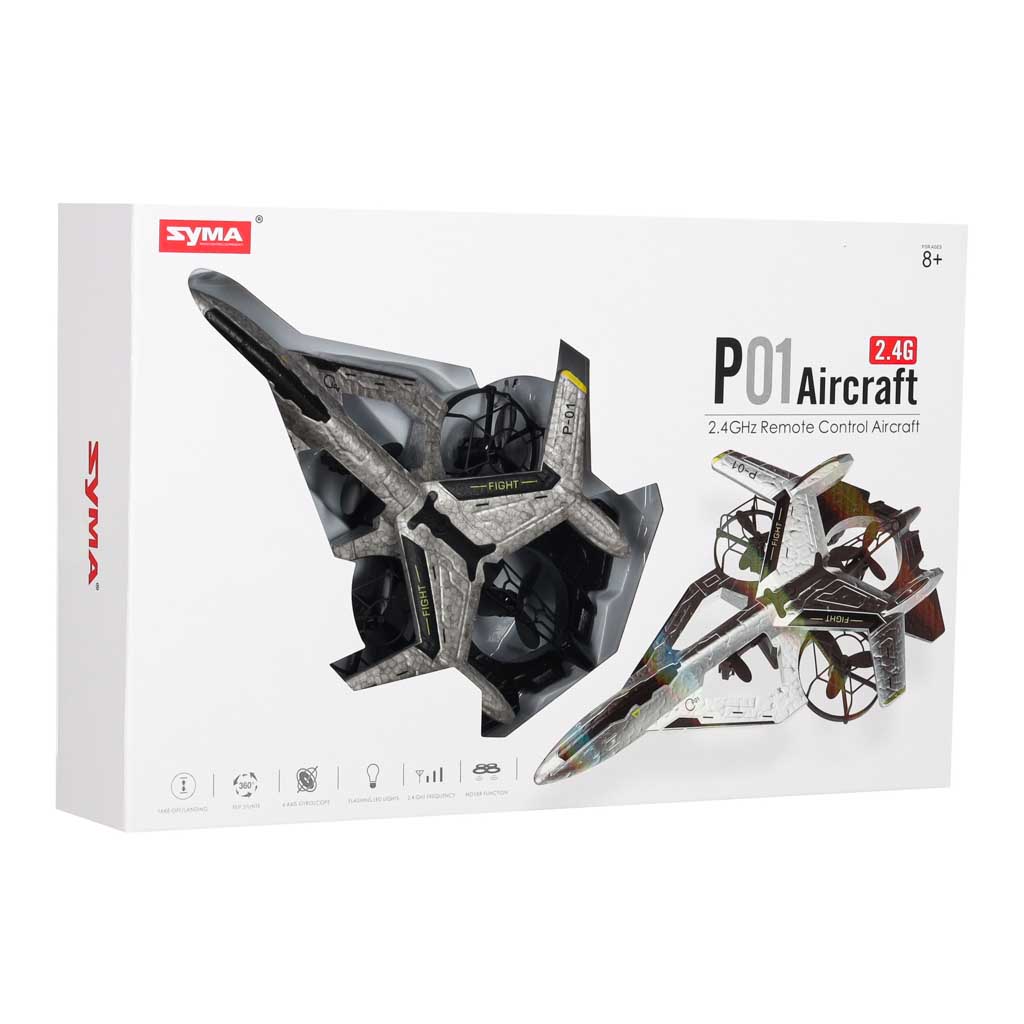 RC dronis Syma P01 ar LED un 360° triku režīmu, 2,4 GHz | EcoToys