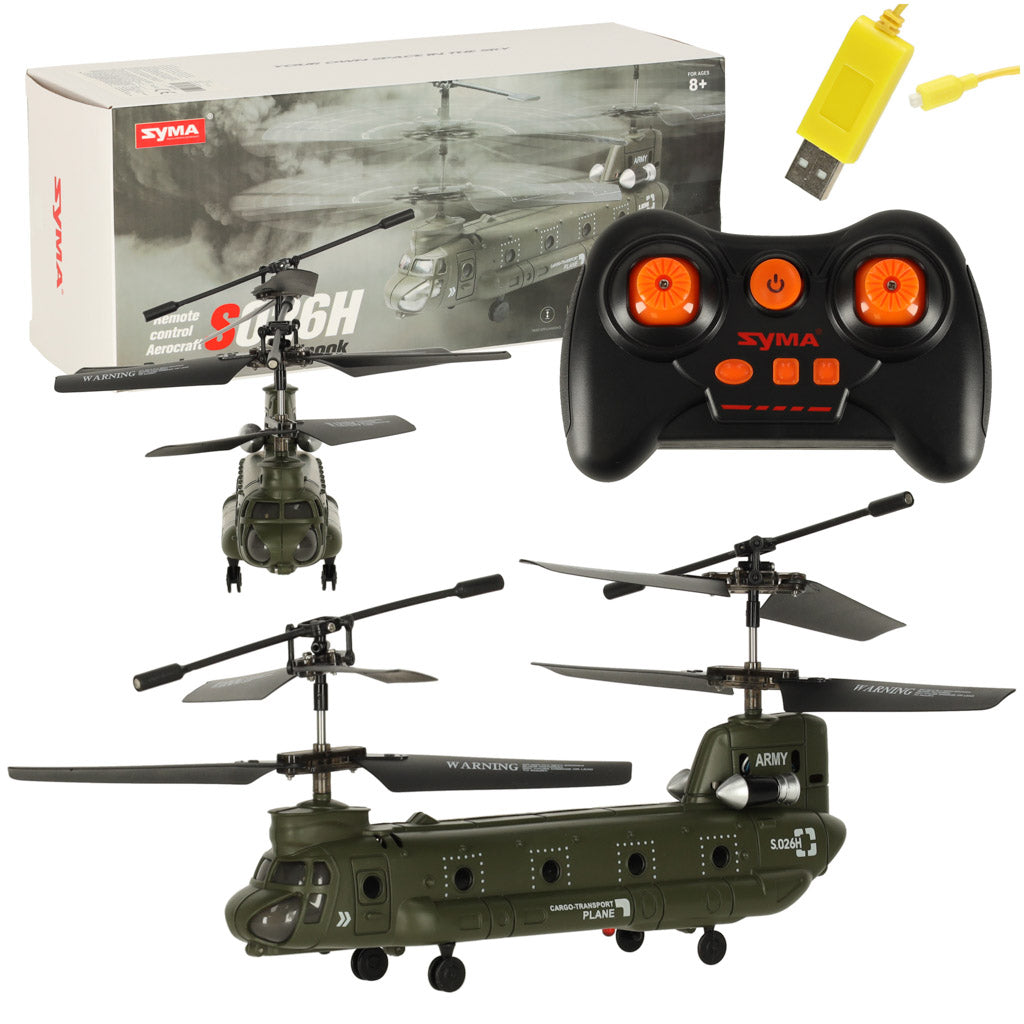 Syma S026H-1 RC drons 2.4GHz Wi-Fi melns | EcoToys