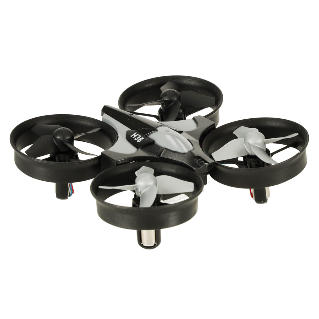 Mini drons JJRC H36 ar 6 asu stabilizāciju, 2,4 GHz, melns | EcoToys