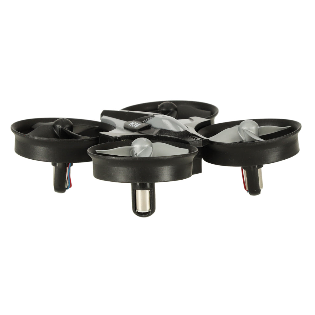 Mini drons JJRC H36 ar 6 asu stabilizāciju, 2,4 GHz, melns | EcoToys