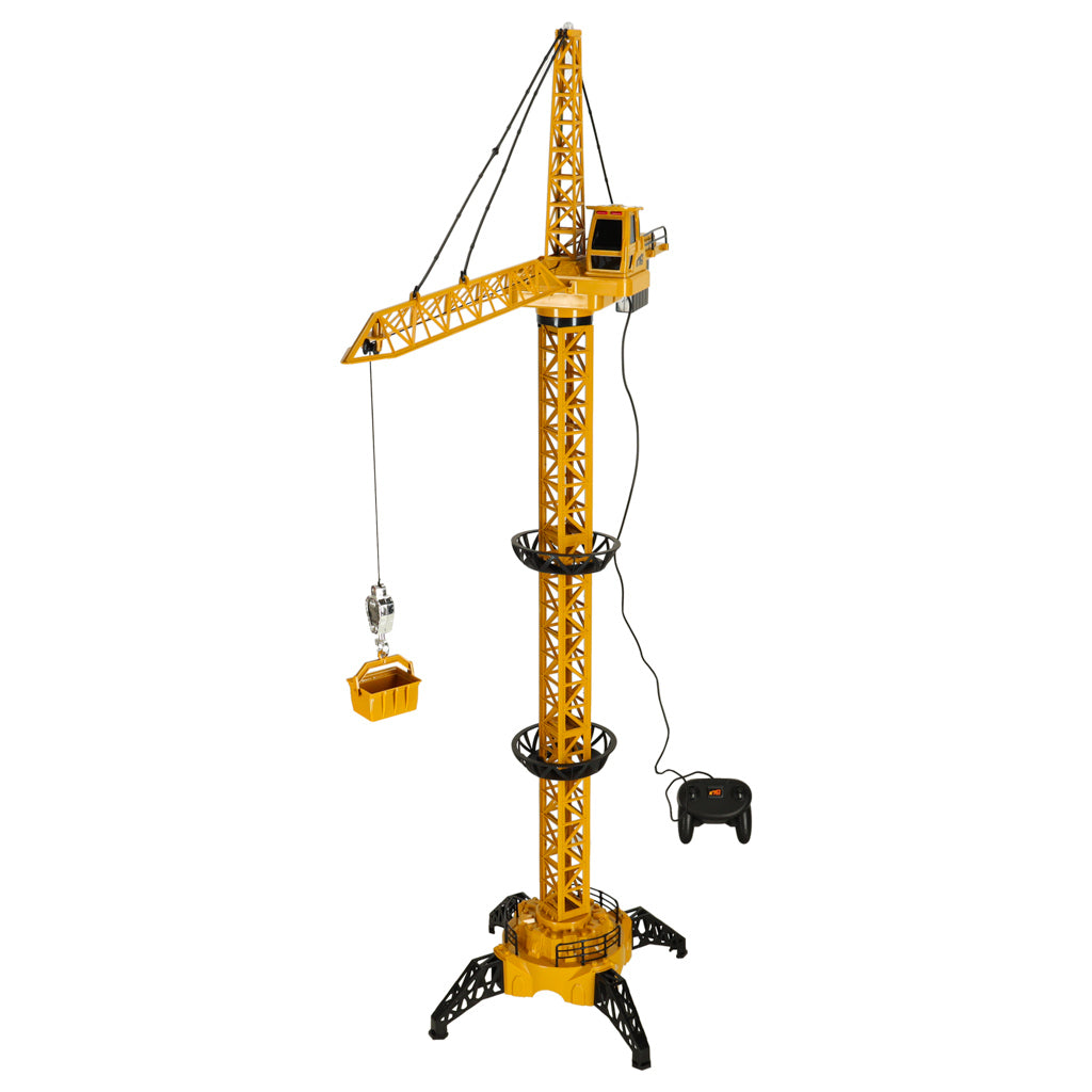 Tālvadības celtnis ar āķi un kravu, 128 cm | EcoToys