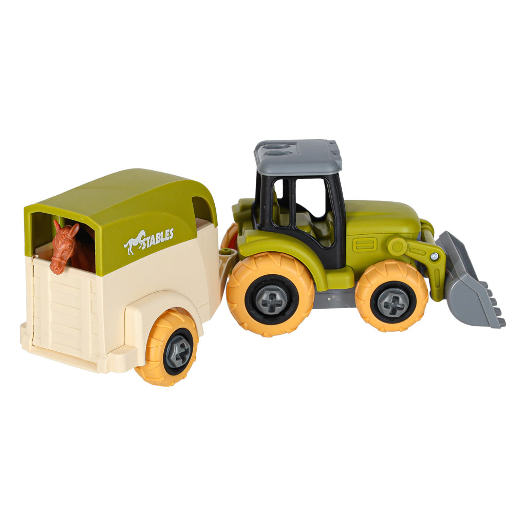 Fermas komplekts ar kombainu un sējmašīnu | EcoToys