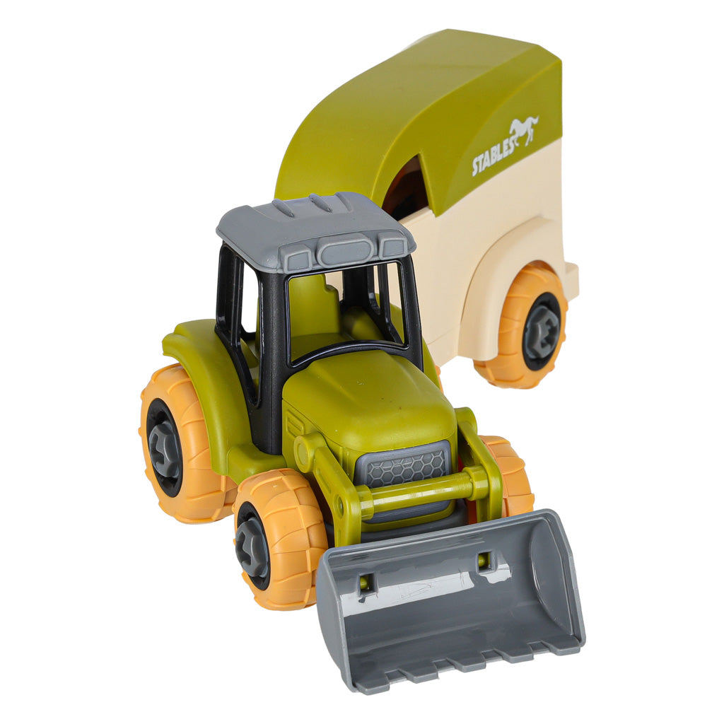 Fermas komplekts ar kombainu un sējmašīnu | EcoToys