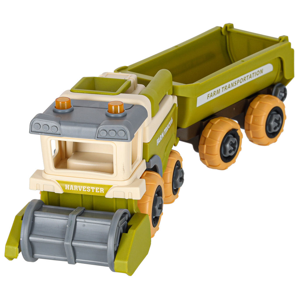 Fermas komplekts ar kombainu un sējmašīnu | EcoToys