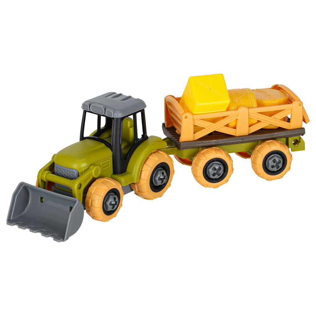 Fermas komplekts ar kombainu un sējmašīnu | EcoToys