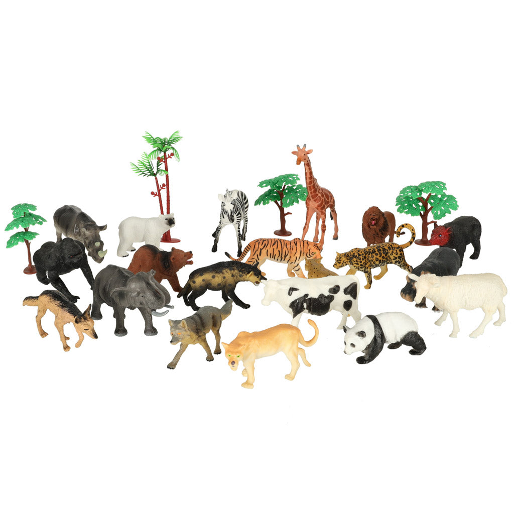Figūriņas zoodārza dzīvnieki komplekts 59 el. | EcoToys