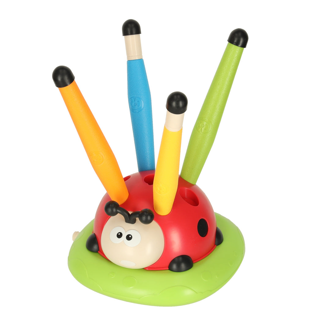 Lēkšanas un mērķa metiena sporta spēle bērniem “Mārīte” 3in1 | EcoToys