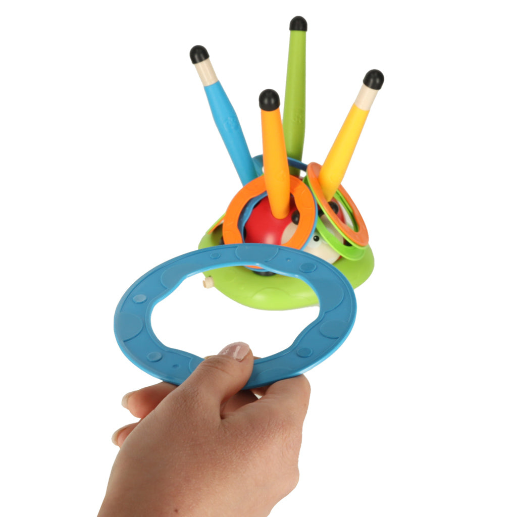 Lēkšanas un mērķa metiena sporta spēle bērniem “Mārīte” 3in1 | EcoToys