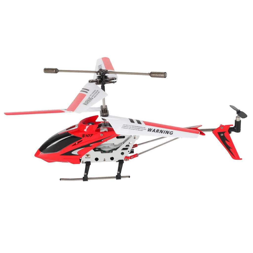 Tālvadības helikopters Syma S107G Metal ar žiroskopu, sarkans | EcoToys