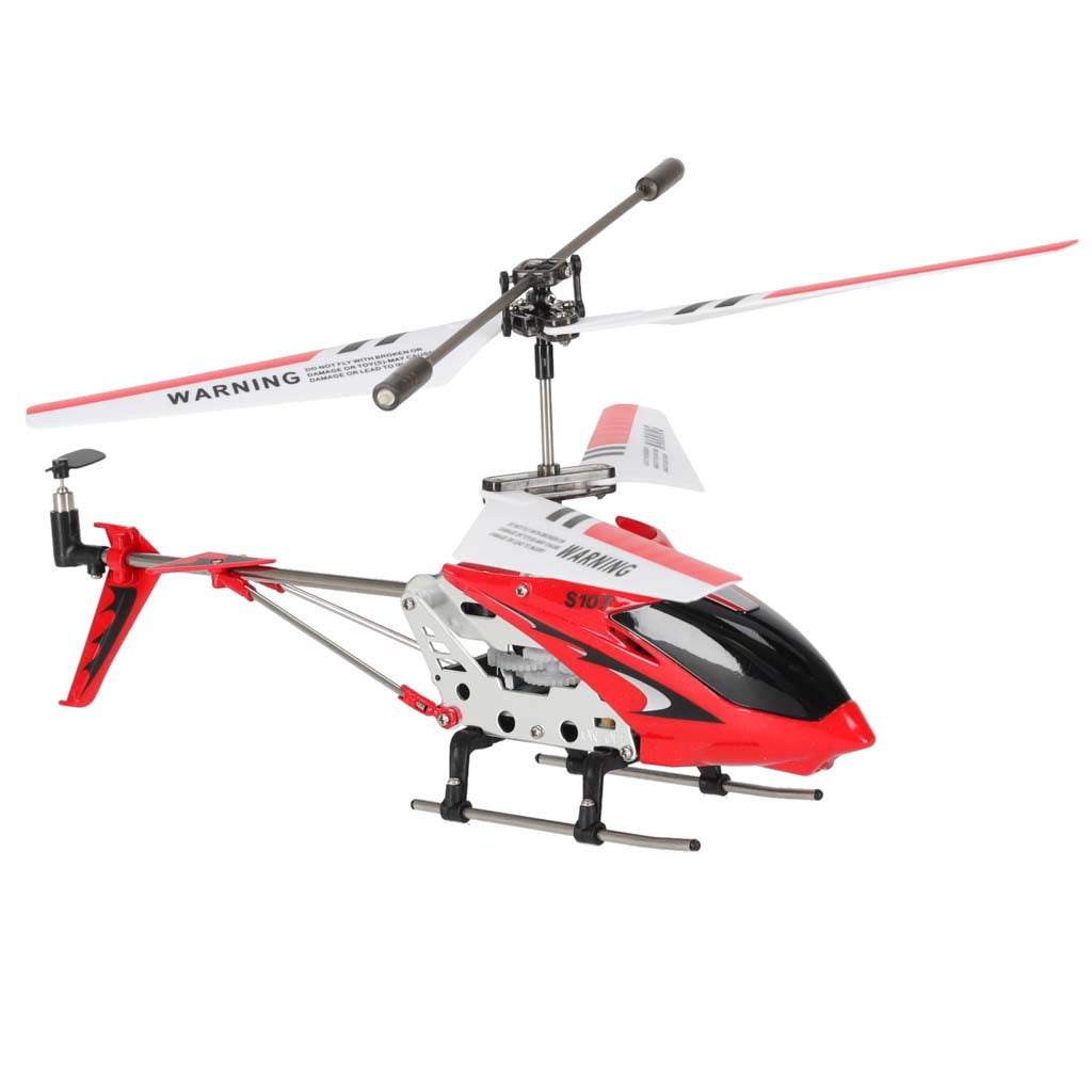 Tālvadības helikopters Syma S107G Metal ar žiroskopu, sarkans | EcoToys