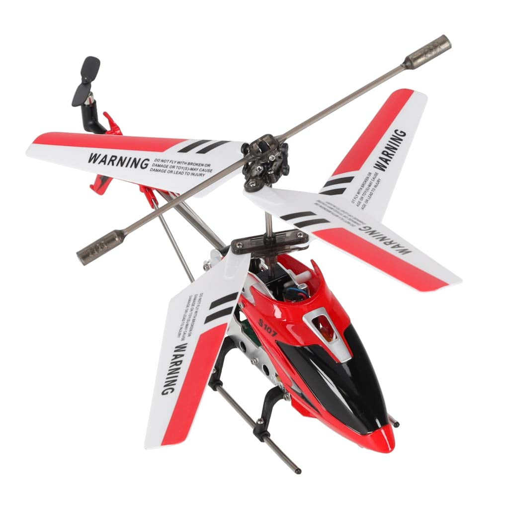 Tālvadības helikopters Syma S107G Metal ar žiroskopu, sarkans | EcoToys