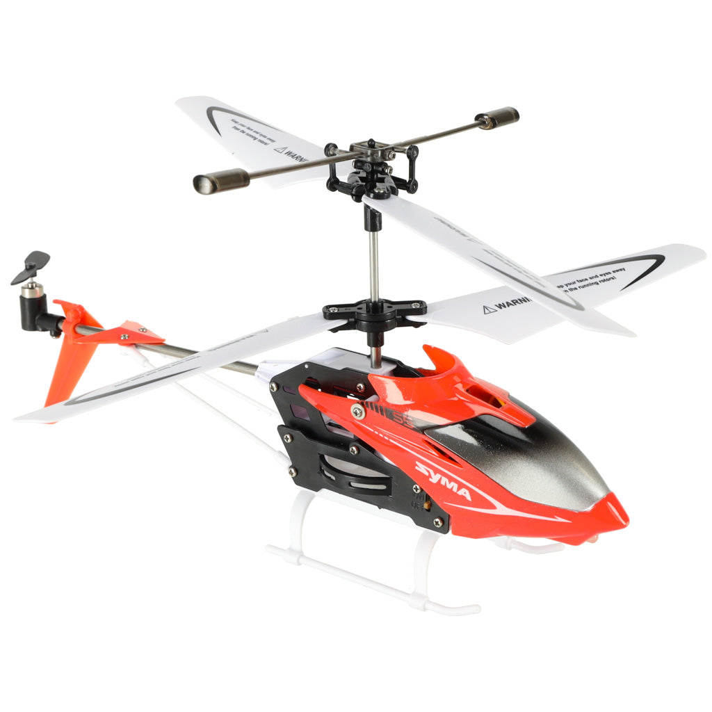 Tālvadības helikopters Syma S5 ar žiroskopu, 3 kanāli, sarkans | EcoToys