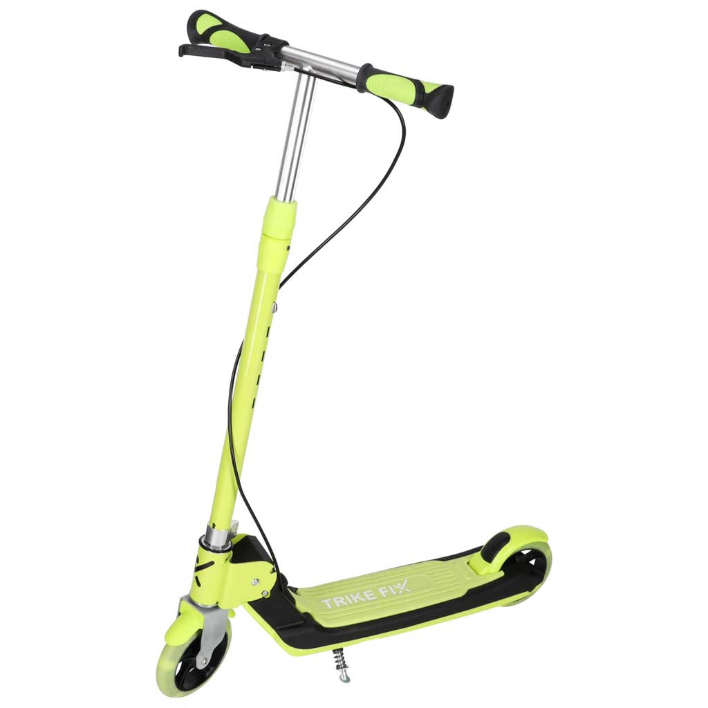 Bērnu skrejritenis TRIKE FIX ar LED, salokāms, neona zaļš | EcoToys