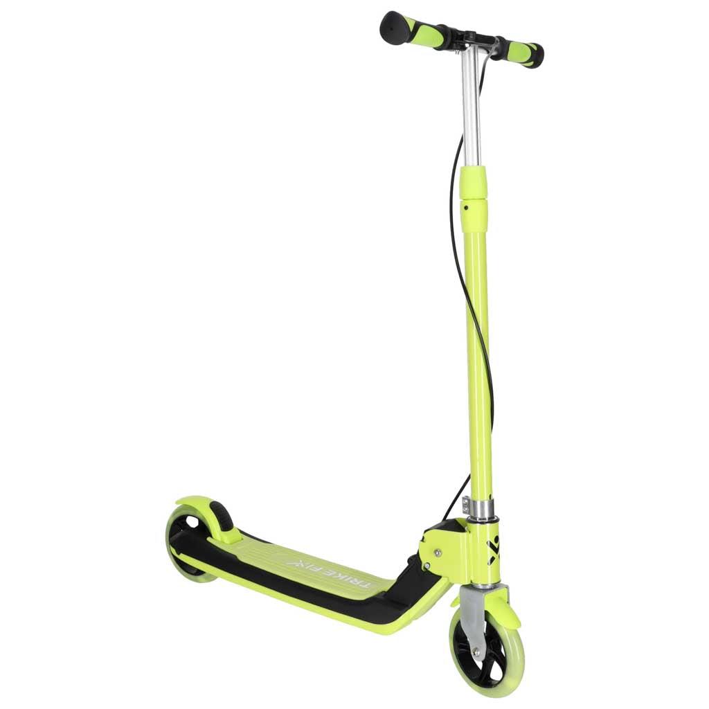 Bērnu skrejritenis TRIKE FIX ar LED, salokāms, neona zaļš | EcoToys