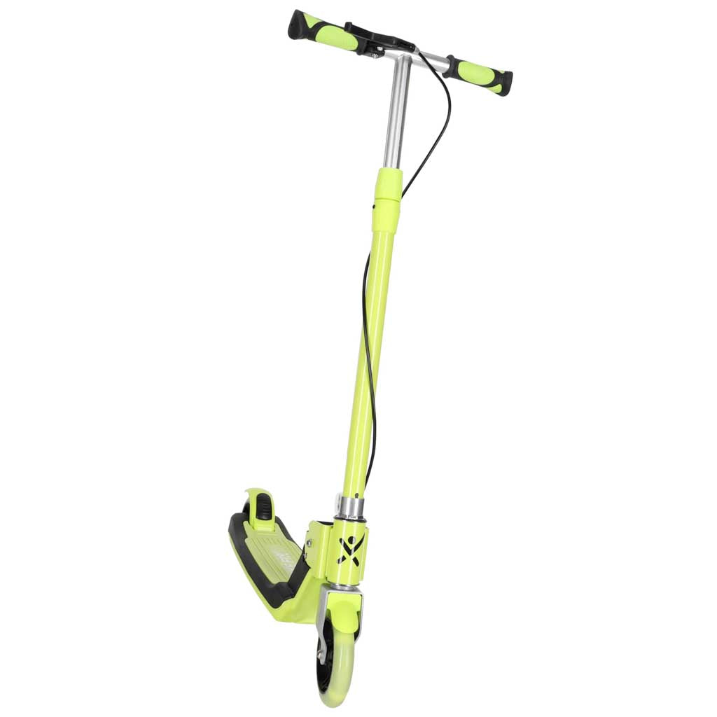 Bērnu skrejritenis TRIKE FIX ar LED, salokāms, neona zaļš | EcoToys