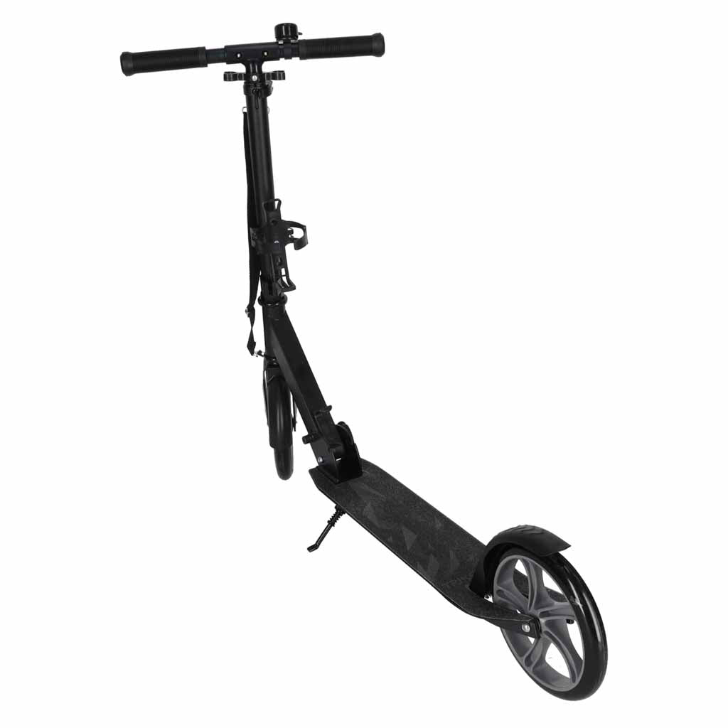 Trike Fix salokāms pilsētas skrejritenis ar 200 mm riteņiem, melns un pelēks | EcoToys