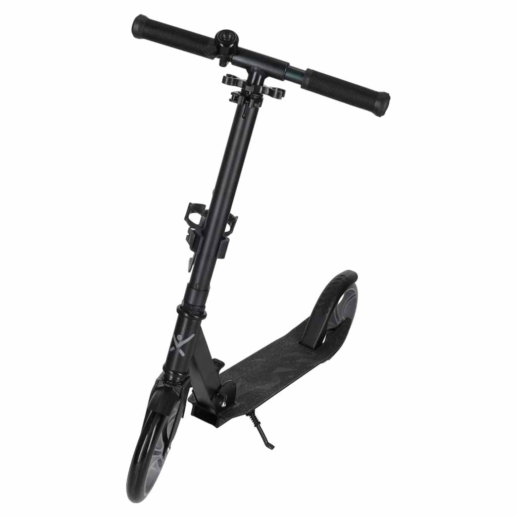 Trike Fix salokāms pilsētas skrejritenis ar 200 mm riteņiem, melns un pelēks | EcoToys