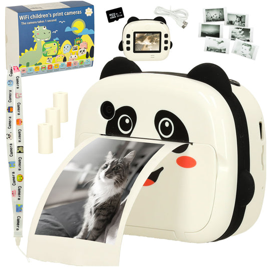 Bērnu digitālā kamera ar printeri PANDA | EcoToys