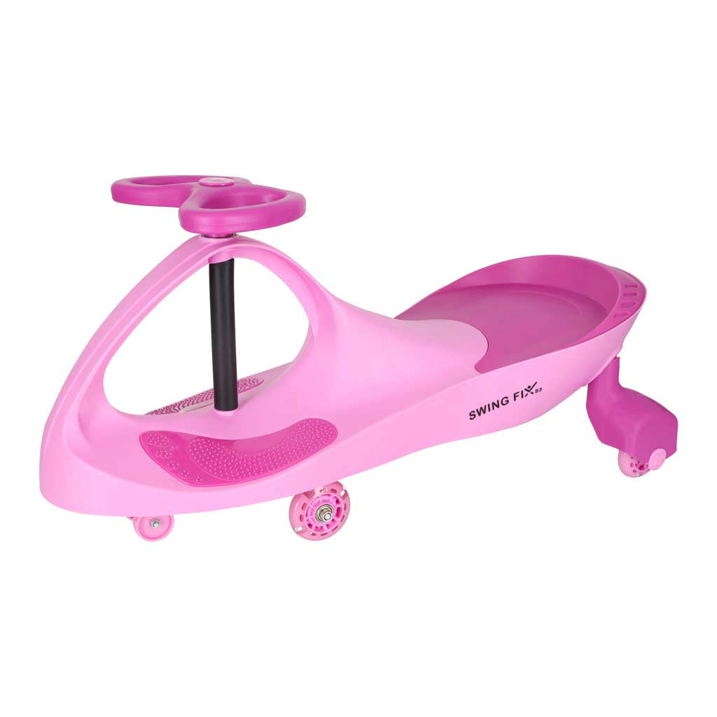 Gravitācijas amerikāņu kalniņi, spīdoši LED riteņi rozā krāsā | EcoToys