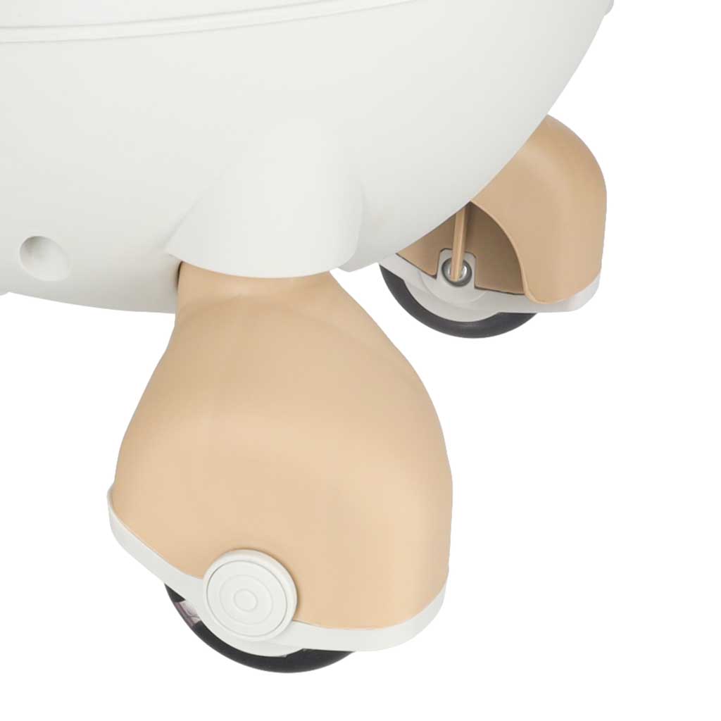 Gravitācijas skrejritenis ar LED riteņiem un mūziku, 76 cm, zelta un balts | EcoToys