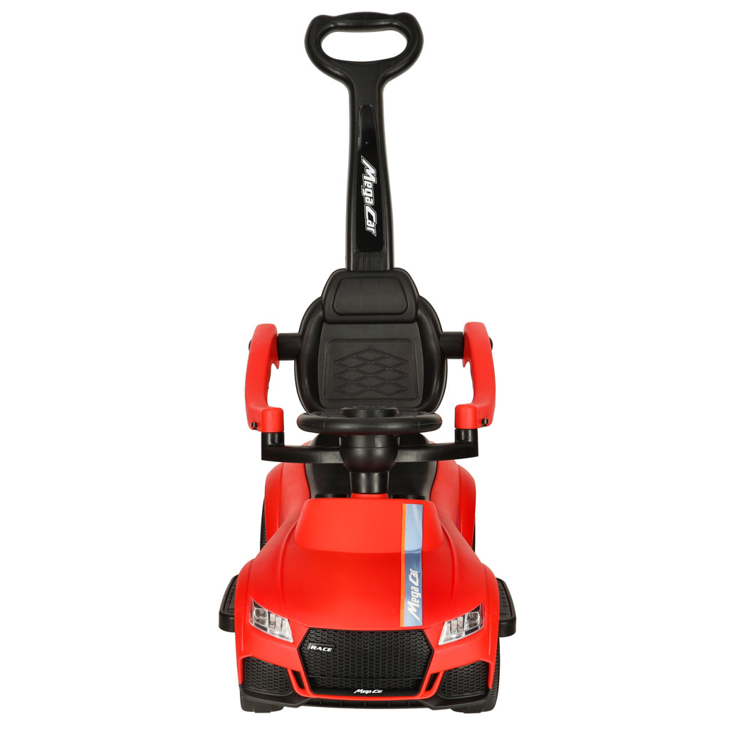 3-in-1 auto ratiņi ar skaņu, gaismām, sarkanā krāsā | EcoToys
