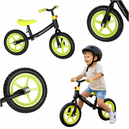 Trike Fix Balance skriešanas velosipēds, melns | EcoToys