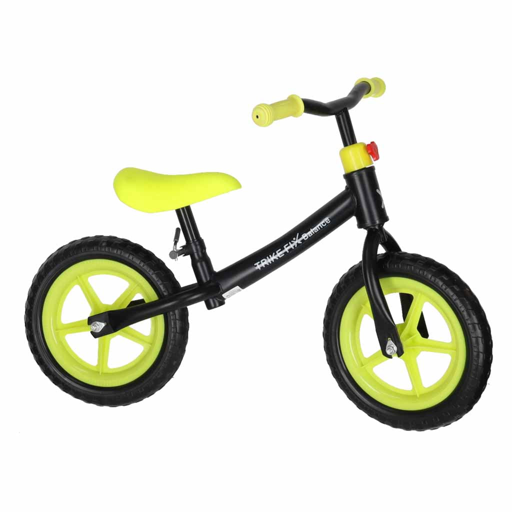 Trike Fix Balance skriešanas velosipēds, melns | EcoToys