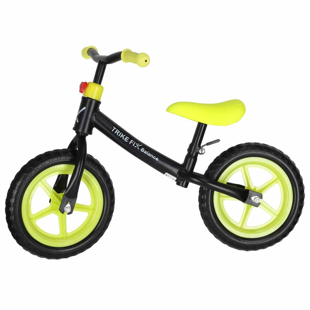 Trike Fix Balance skriešanas velosipēds, melns | EcoToys