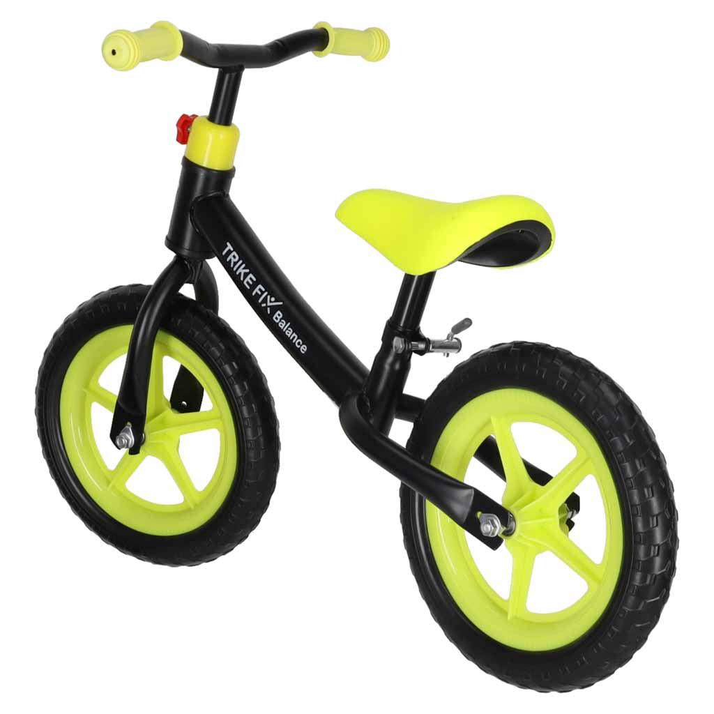 Trike Fix Balance skriešanas velosipēds, melns | EcoToys