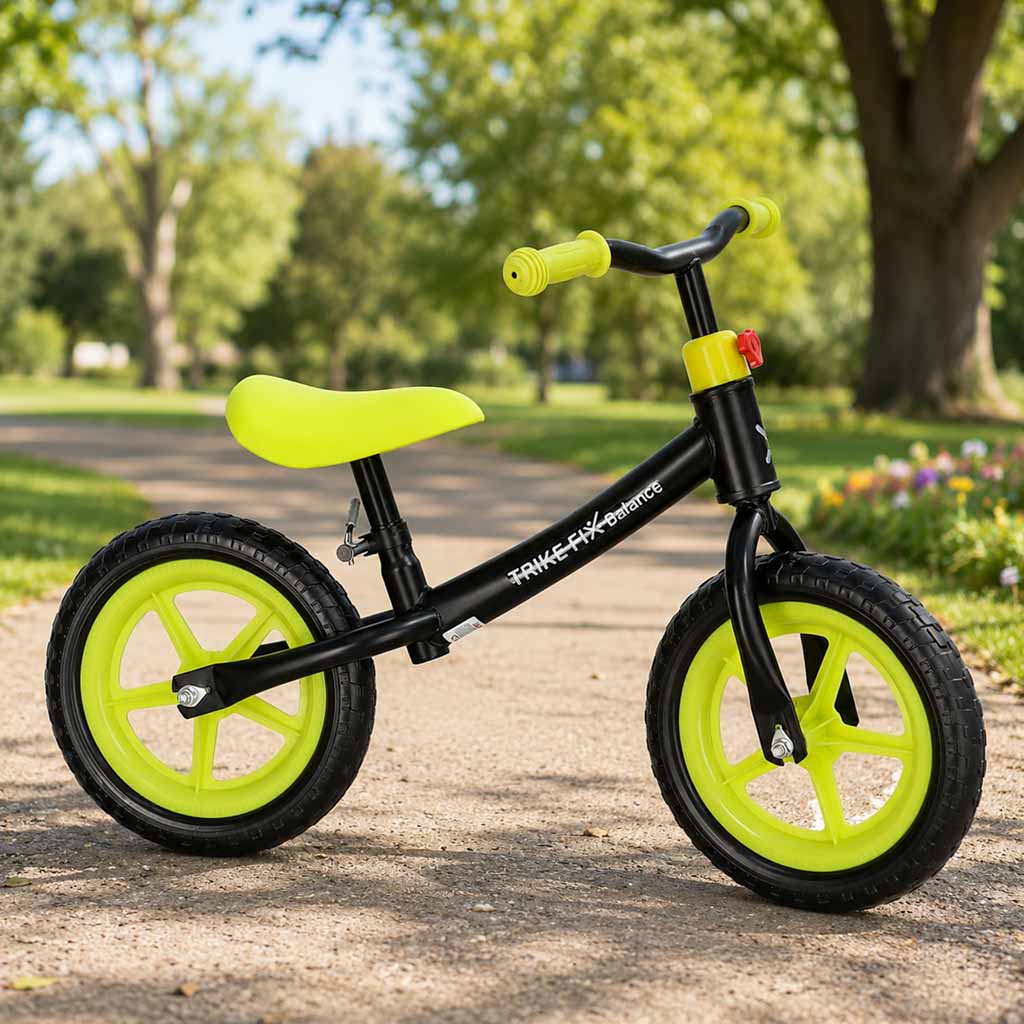 Trike Fix Balance skriešanas velosipēds, melns | EcoToys