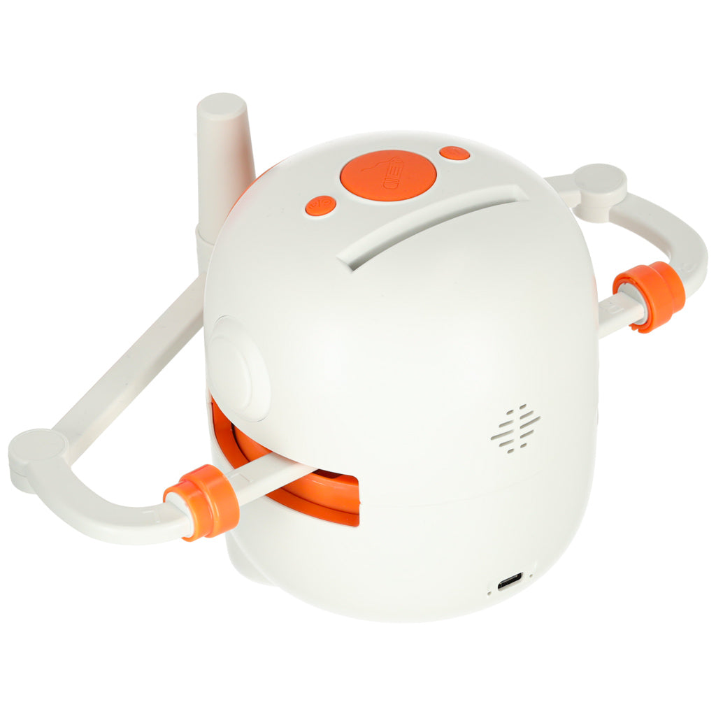 Interaktīvs robots, kas māca zīmēt un rakstīt, ar kartītēm un marķieriem, oranžs | EcoToys
