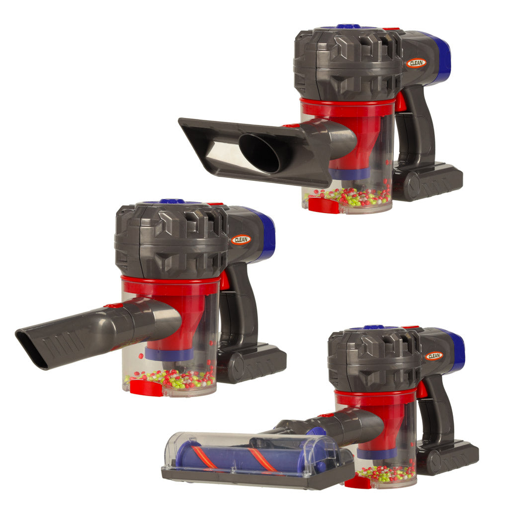 Bērnu rotaļu putekļu sūcējs ar īstu sūkšanu 3in1 | EcoToys