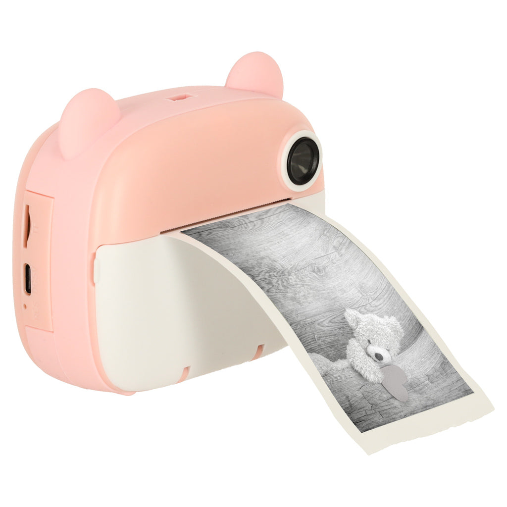 Bērnu momentkameras lācītis rozā krāsā | EcoToys