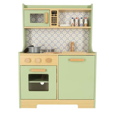 MDF wooden kitchen for children mint 65cm