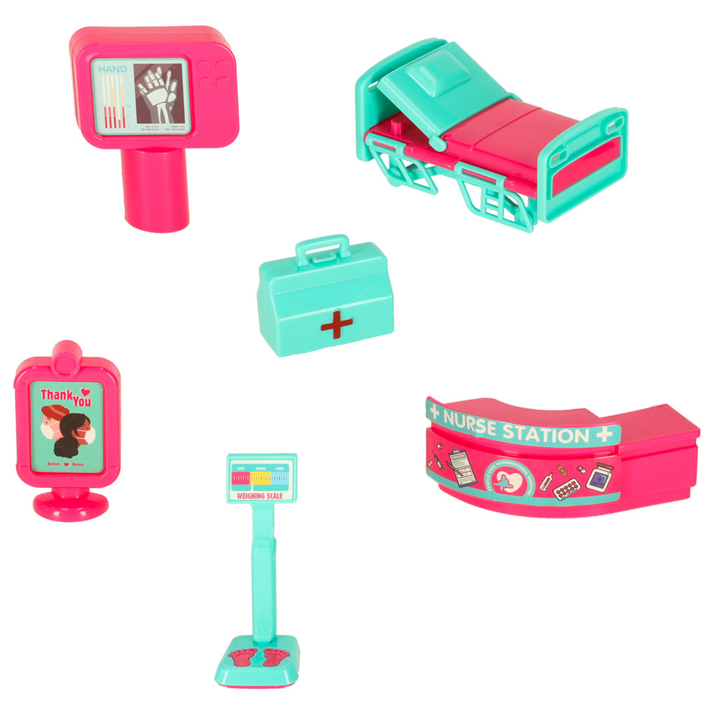 Ātrās palīdzības mobilās slimnīcas leļļu piederumi | EcoToys