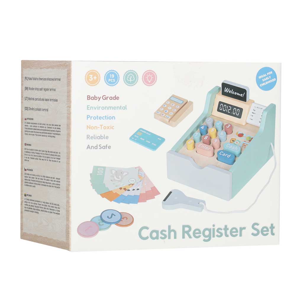 Koka kases aparāts bērniem ar termināli un skeneri | EcoToys