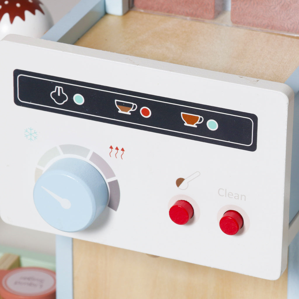 Koka kafejnīca un konditoreja bērniem ar kafijas automātu un desertiem | EcoToys
