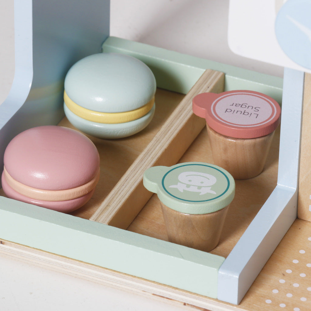 Koka kafejnīca un konditoreja bērniem ar kafijas automātu un desertiem | EcoToys