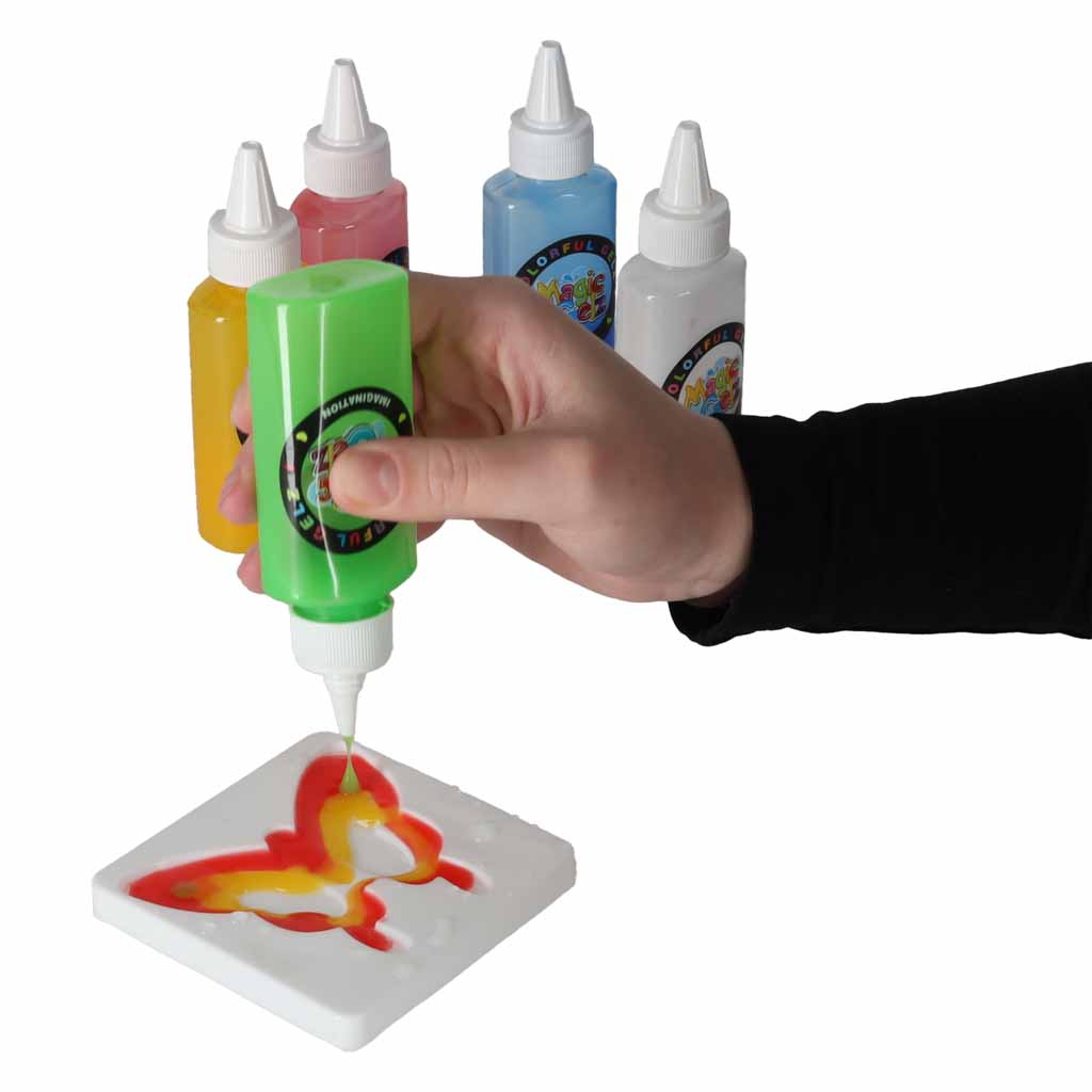 Burvju gēla līmes komplekts 3D figūriņu veidošanai, 26 el. | EcoToys